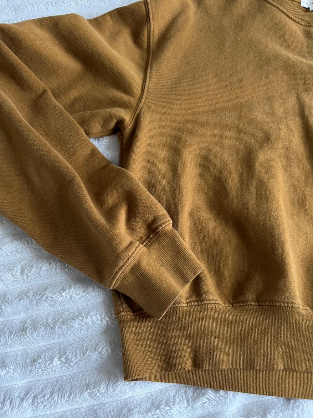 Good American Caramel Brown Crewneck Sweatshirt - Picture 10 of 14